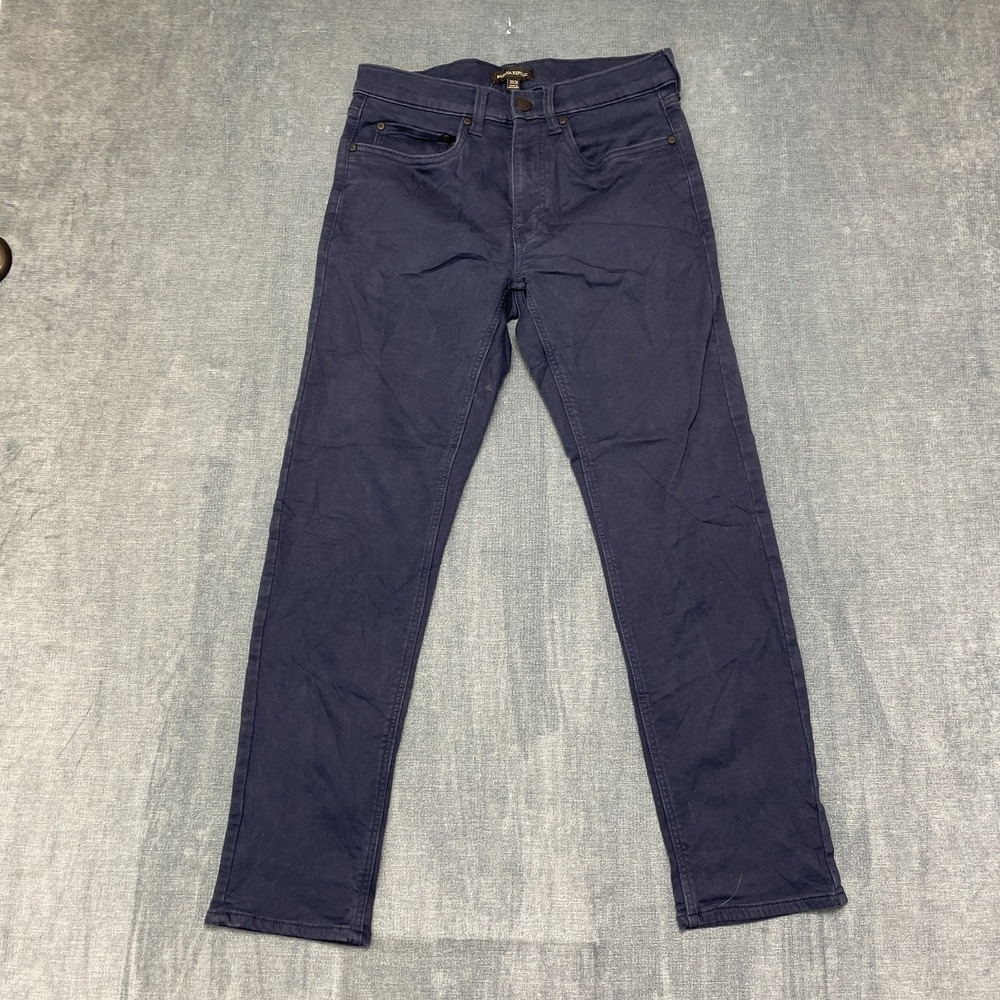 Banana Republic Jeans Men 30 Navy Blue Denim Straight Leg Medium Wash Outdoor